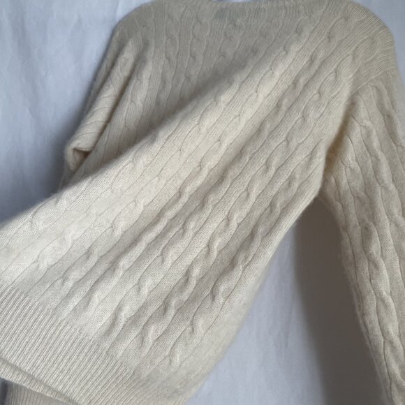 Polo by Ralph Lauren Cream Cable Knit Sweater - Picture 6 of 16